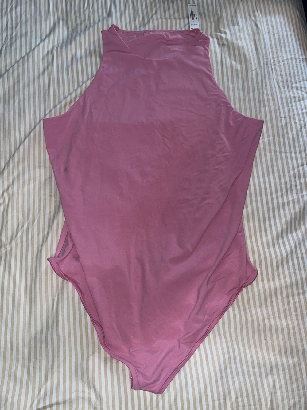 Pink bodysuit